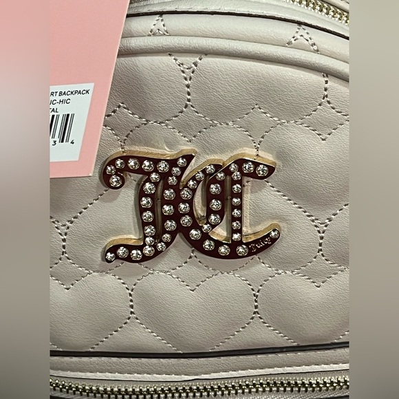 NWT Juicy Couture Straight From The Heart Backpack Color: Crystal - Picture 3 of 10